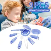 FE# 9pcs Doctors Role Play Set Non-toxic Doctor Toys Educational Gift (Purple)