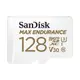 SanDisk MAX ENDURANCE MicroSDXC 128G 極致耐寫記憶卡(U3/V30/100MB/s)