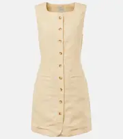 [Posse] Posse Emma linen minidress UK 14 yellow
