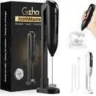 Rechargeable Milk Frother Handheld with Stand Foamer for Coffee, Cappuccino