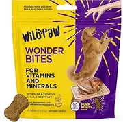 WildPaw WonderBites for Vitamins & Minerals – 90 Soft Chews- Multivitamin Supplement for Dogs – Glucosamine, Probiotics, Hemp, & More- Supports Immune System, Joints, Digestion & Overall Health