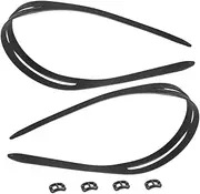 2Sets Adjustable Silicone Swimming Goggles Strap for Adults with Replaceable Eyewear Retainer Comfortable and Secure Fit for Water Sports Activities