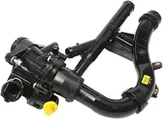 A2742000215 Coolant Thermostat Housing Assembly 2.0L Engine Compatible For Mercedes-Benz C200 C300 Coupe T-Model GLC GLK SLK 250 4-matic