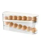 Refrigerator Egg Storage Box Large Capacity Egg Organizer Container Space-Saving
