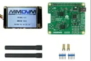 V1.3 MMDVM_HS_Dual_Hat Duplex Hotspot P25 DMR YSF NXDN Raspberry Pi + 2.2" LCD