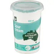 Woolworths Sour Cream 300ml