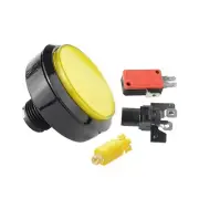 5 Colors Arcade 60MM Round Push Button Illumilated LED Light With Microswitch d