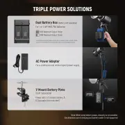NEEWER MS60B Bi-Color LED Video Light with App Control