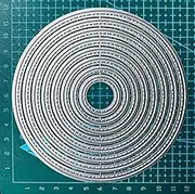 (Circle) - ZbFwmx Circle Cutting Dies Stencil DIY Scrapbook Album Paper Card Embossing Tool (Circle)