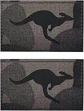 ODSS Australian Kangaroo Flag Infrared Ir Reflective Applique Patches Flags Patch Tactical Military Morale Emblem Armband Badges (Color_c)
