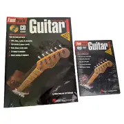 Fast Track Guitar 1 Electric Acoustic Book With CD New & Sealed Free Aussie Post