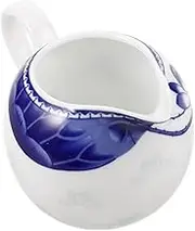 IMIKEYA Ceramic Sauce Pot Handle Porcelain Milk Gravy Boat for Condiments Tea Set Companion