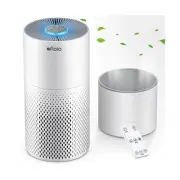 Afloia Air Purifier And Humidifier Combo For Home, 22Db| 7 Colors Night Air P...