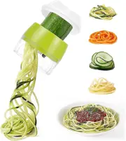 Wwxx Spiral Vegetable Cutter, 3 In 1 Vegetable Spaghetti Spiralizer Vegetable, Spiral Vegetable Slicer For Zucchini Noodles, Spaghetti, Carrot, Cuc...