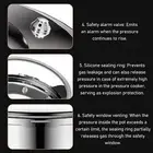 JY (10L)Pressure Cooker 80kpa Pressure Canner Dual Handle Stainless Steel Large