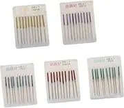 HOODANCOS Twin Sewing Needle Stretch Kit Machine Needle Set for Jeans Quilting Sewing Machines