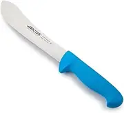 Arcos Butcher Knife 8 Inch Nitrum Stainless Steel and 200 mm Blade. Professional Cooking Knife for Cutting Meat, Fish and Vegetables. Ergonomic Polyoxymethylene Handle. Series 2900. Color Blue.