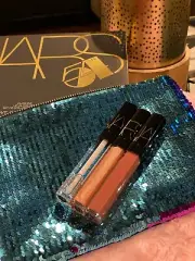 NARS Studio 54 Limited Ed. Outshine Lipgloss Set, Sequin Clutch, 3 Glosses, NIB