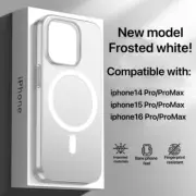 iPhone 14/15/16 Pro&ProMaxMagnetic Cases, Buy 1 Get 1 Screen Protector for FREE!