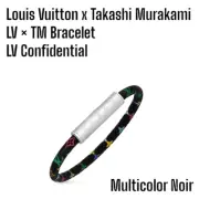 Auth Louis Vuitton x Takashi Murakami LV × TM Bracelet LV Confidential 2 Size JP
