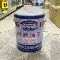 在飛比找蝦皮購物優惠-《侑昇五金》虹牌-911工程用紅丹底漆(1加/5加) 鐵器防