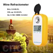 Digital Wine Juice Fruit Grape Sugar Brix Meter Tester 0-50% Wine Refractometer
