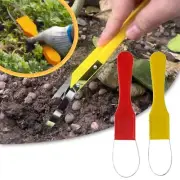Portable Hand Loop Weeder Tool With Metal Part Easy Weeding For Home Gardens.