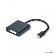 Connect Cable Male Mini DisplayPort to Female DVI Adapter Cable Display 0.2m BLK