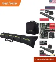 Two-Piece Ski and Boot Bag Combo | Store & Transport Skis Up to 200 CM and Bo...