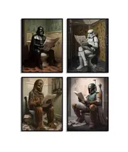 [Namly Design] Star Wars Characters Bathroom Poster Set