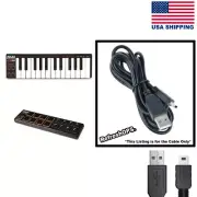 Akai Professional LPK25 Keyboard Controller USB Cable Transfer Cord Replacement