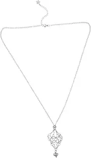 [FRCOLOR] Crystal Holder Necklace Cage Pendant DIY Decorative Alloy Pendant with Beads Aesthetic and Durable Crystal Holder for Unique Jewelry Crafts for Necklaces