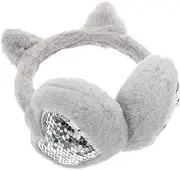 [ANDRESLAD] Unisex Winter Ear Warmers Plush Earmuff Cover for Outdoor Activities Anti-cold Ear Protectors Breathable Fabric Earmuff for Kids/girls/women