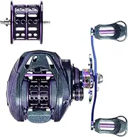 Saltwater Baitcaster Reels - Fishing Reels Baitcast Reel | Casting Reel Fishing Supplies, Fish Reel 7.6:1 Gear Ratio, Baitcasting Reel Fishing Accessories