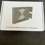 Mac Mini VESA Mount / Wall Mount / Monitor/ Under Desk Mount [BLACK]