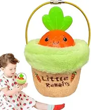 Funny Plush, Radish Pendant Cute Cartoon Carrot Keychain, Carrot Pot Cutting Plush Toy, Backpack Decoration For School Bags, Car, Wallets