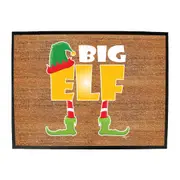 Elf Big - Funny Novelty Doormat Man Cave Floor mat
