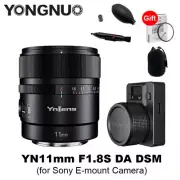 YONGNUO YN11mm F1.8S DA DSM WL APS-C Auto Focus Lens for Sony E Fuji X Nikon Z
