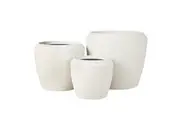 Rogue Plastic Plant Pot with Drainage 3Pcs Indoor Outdoor Planter Flower Pots