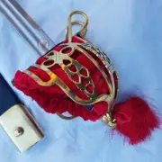 Scottish Brass Basket-hilt Broadsword with scabbard