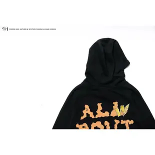 WODEN "Furbo9 Slogan Hoodie" | 黑