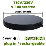 9-180sec/rev Electric Photography Display Stand Rotating Turntable Show Holder