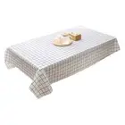 Checkered Tablecloth Set Classic Style Table Decor Dining Setup For Home Decor