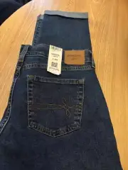 DENIZEN Levi's Women's Mid-Rise Cropped Boyfriend Jeans Splish Splash 6/w28 NEW