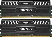 Patriot 16GB(2x8GB) Viper III DDR3 1600MHz (PC3 12800) CL10 Desktop Memory with Black Mamba Heatsink - PV316G160C0K