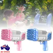 32Hole Bubble Gun Bubble Bazooka Gun Rocket Launcher Bubble Machine Kid Outdoor