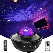 Pherunic Star Projector, LED Night Light with Bluetooth Speaker, Galaxy Night Light with Remote Control for Bedroom/Home Theatre/Ambiance