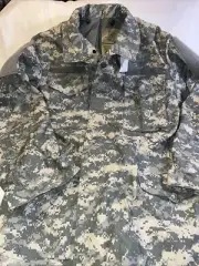 US ARMY Military Issue Coat Cold Weather Field Jacket Camouflage Men’s Size ML