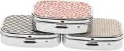 Ipetboom Portable Medicine Storage Case 2 Compartment Organizers Medicine Dispenser for Travel Home