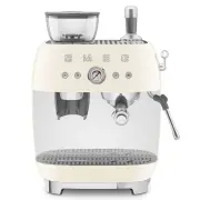 Smeg Espresso Coffee Machine - Cream EGF03CRAU